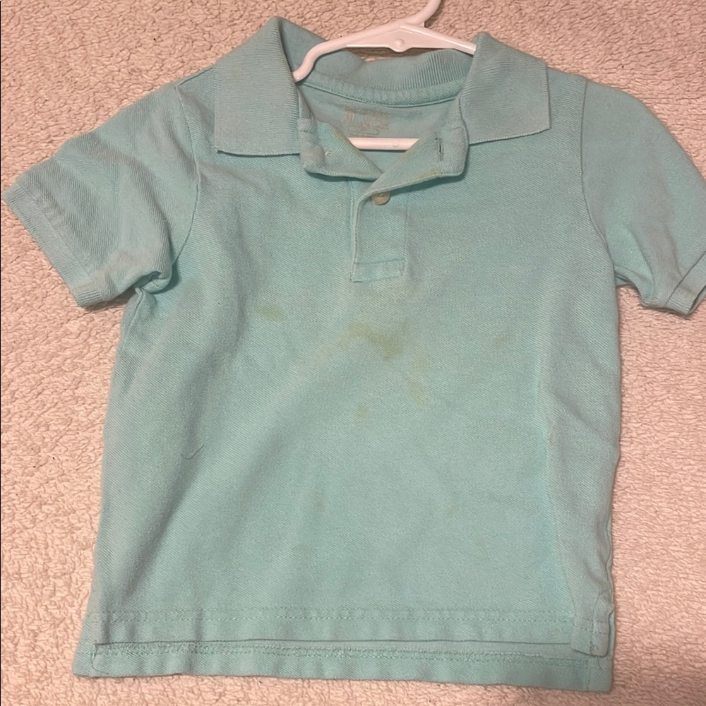 Kids Aqua Polo Shirt